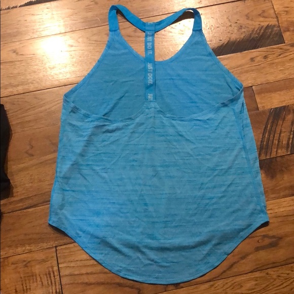Bike Dry Fit  Blue Tank Top - Picture 2 of 4
